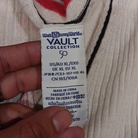 Walt Disney World Sweater Adult Extra Large Varsity Cardigan 50th Vault XL Retro - Picture 7 of 7